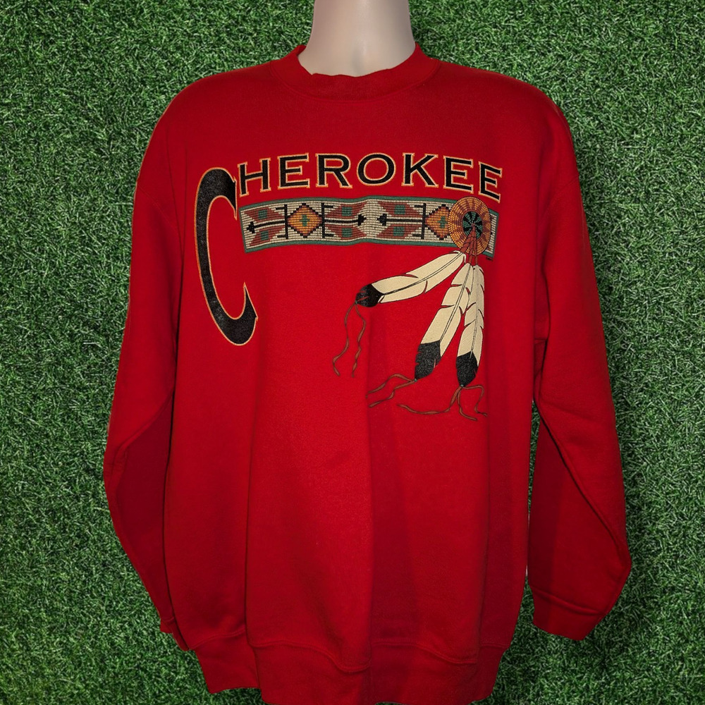 Vintage Cherokee Native American Crewneck Sweater - XL